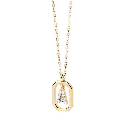 A Initialen-Halskette in Gold | Personalisierter Schmuck von Cielo Crest